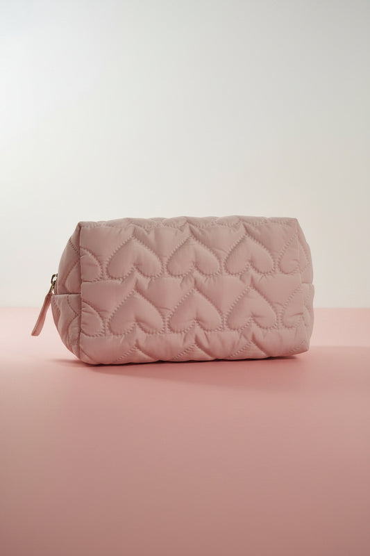 Trousse de Toilette - Cœur Rose