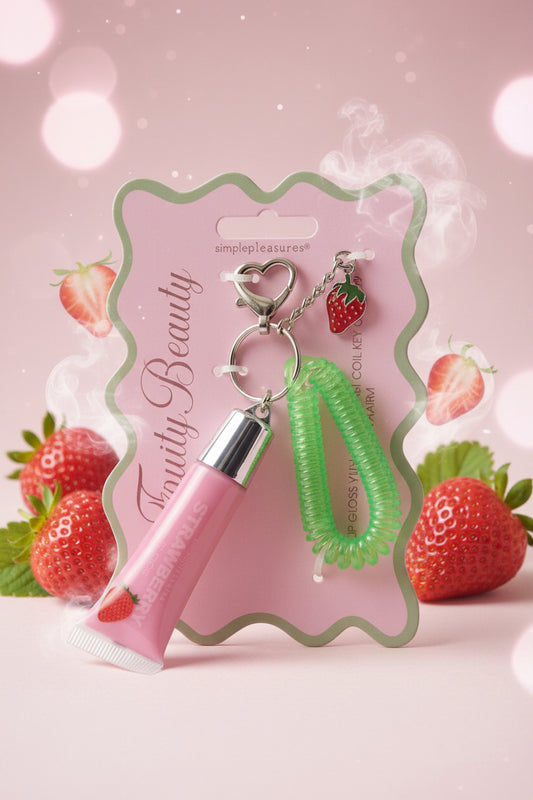 Gloss Porte-clés " Fraise " 🍓